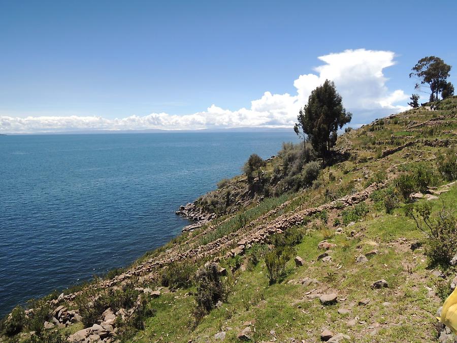 Isla Taquile at Lake Titicaca