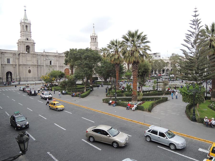 Plaza Prinzipal Cathedral in Arequipa