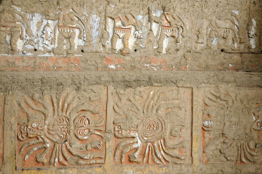 Moche - Temple of the Moon; Reliefs