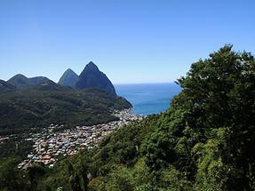 Berge auf St Lucia