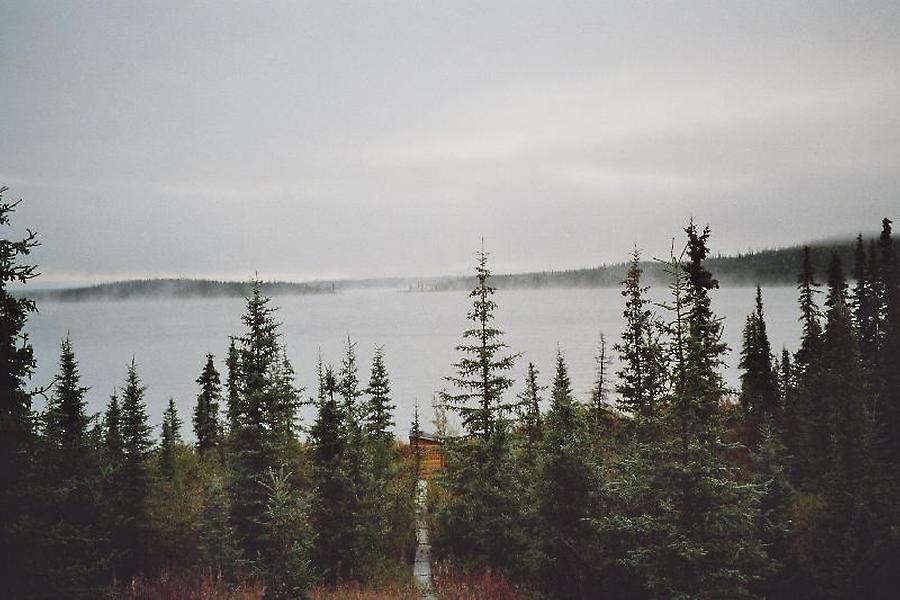 Fog over lake, Photo: H. Maurer, 2005
