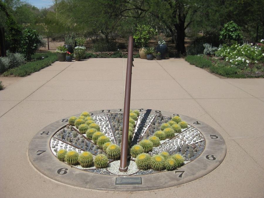 Phoenix Desert Botanical Garden Sundial