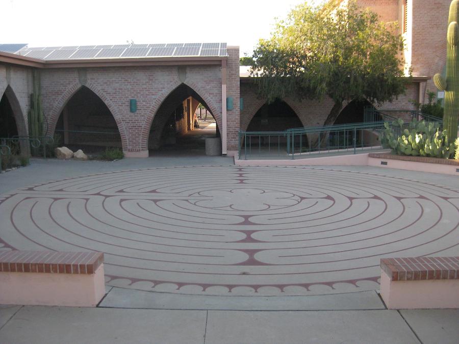 Tucson Grace St. Paul&#39;s Episcopal Church Labyrinth