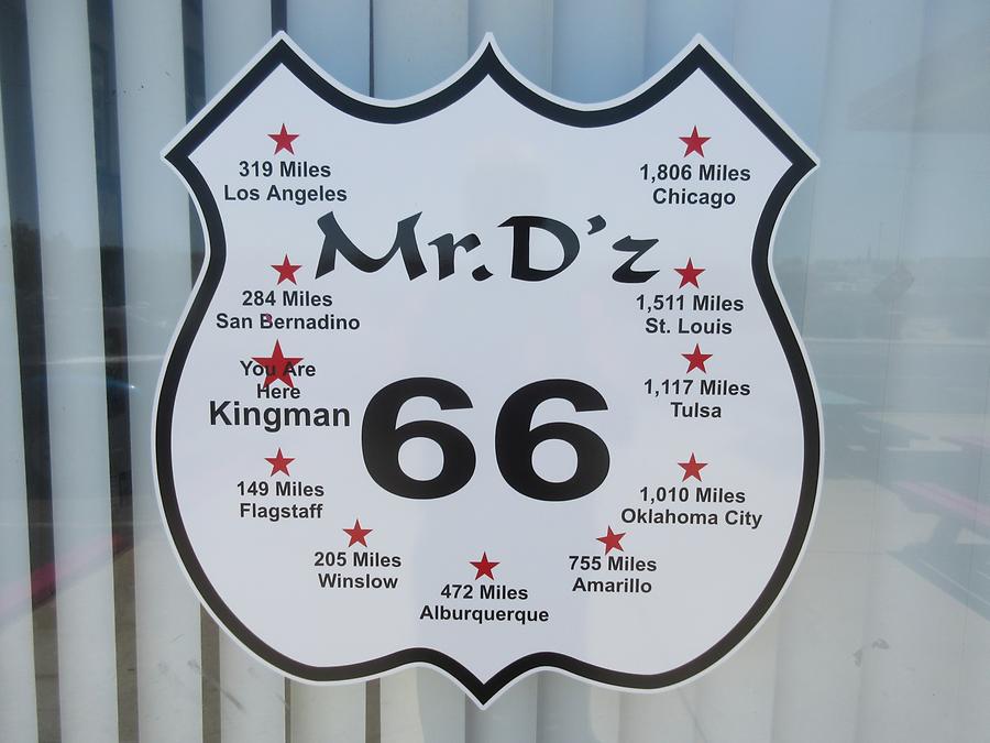 Kingman - Mr. D'z Route 66 Diner - Logo