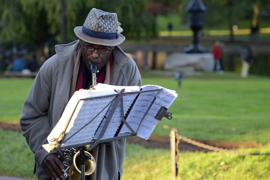 Boston Common - Street Musician