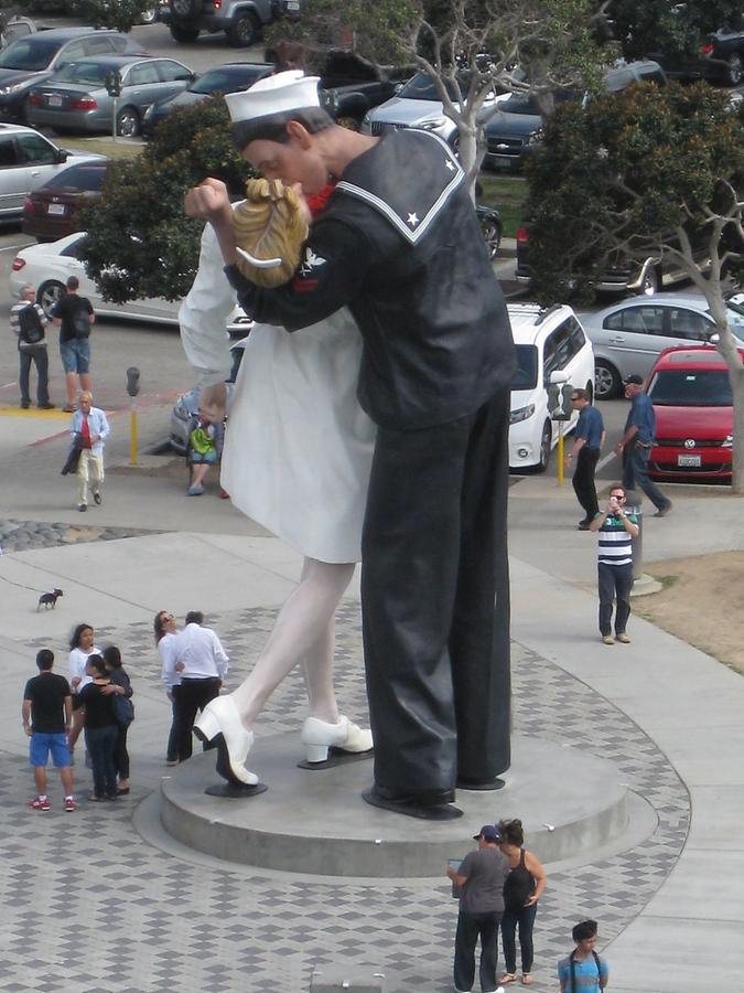 San Diego Sculpture Unconditional Surrender by Seward Johnson