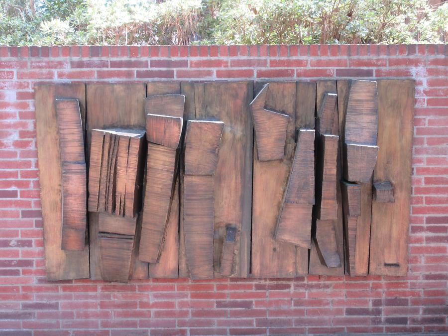 UCLA Franklin D. Murphy Sculpture Garden - 'Abstract Plague' by Bernard Rosenthal 1964