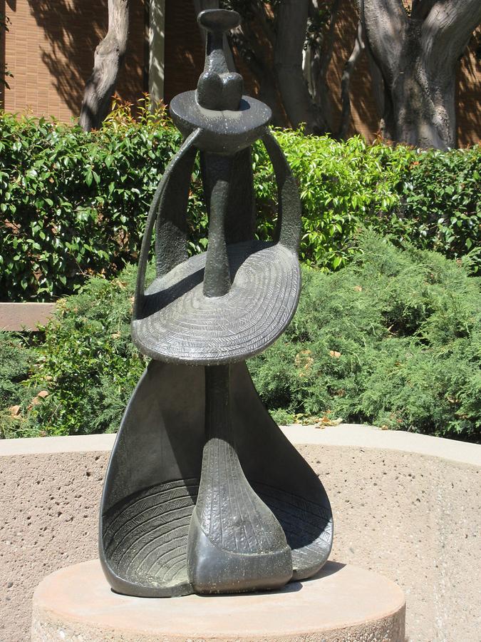 UCLA Franklin D. Murphy Sculpture Garden - 'Queen of Sheba' by Alexander Archipenko 1961