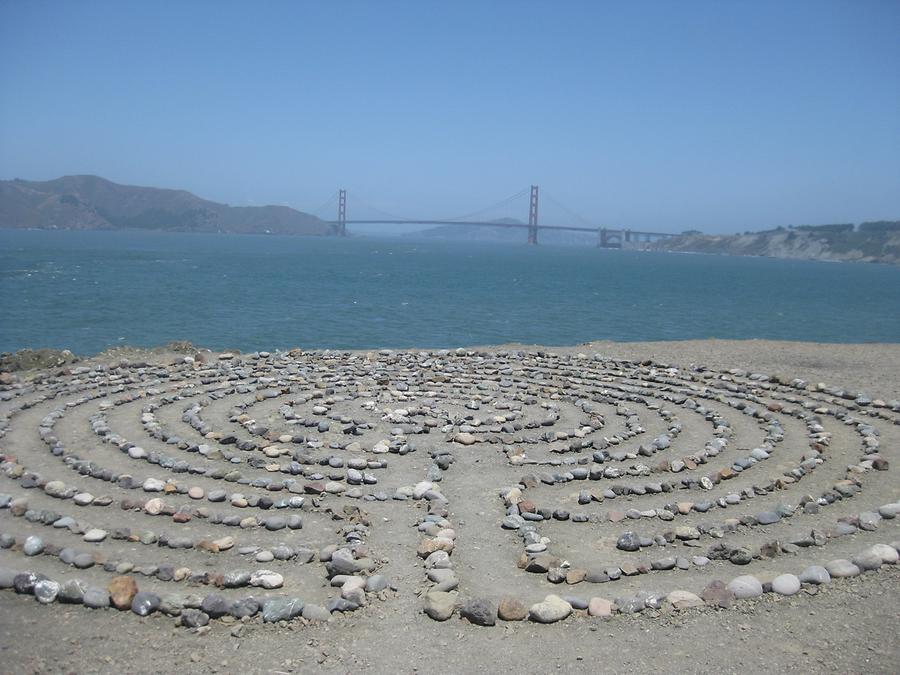 San Francisco Lands End Mile Rock Labyrinth