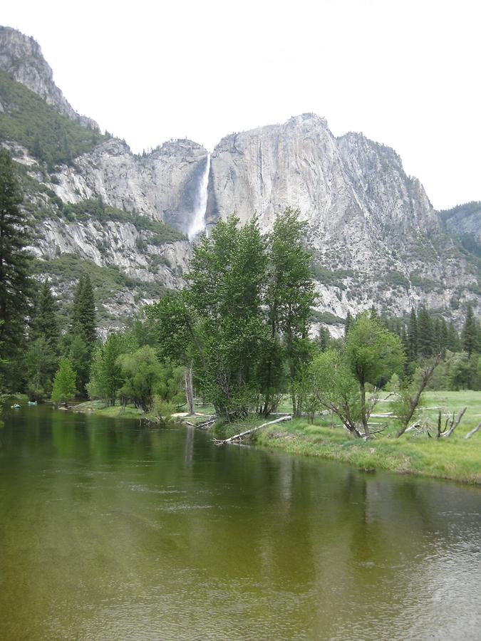 Yosemite National Park Yosemite Valley Merced River Upper Yosemite Fall