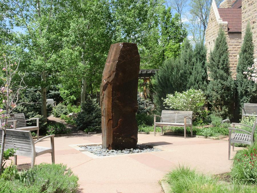 Denver - Montview Presbyterian Church Fountain Monolith