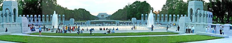 Panorama of National World War II Memorial
