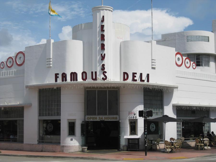 Miami Beach Art Deco Jerrys Famous Deli