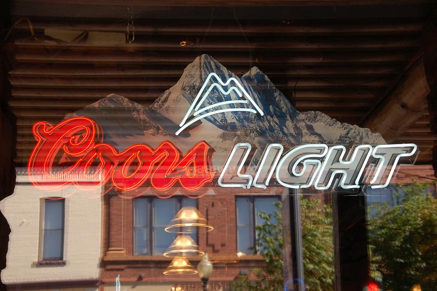 Coors again advertised in Golden