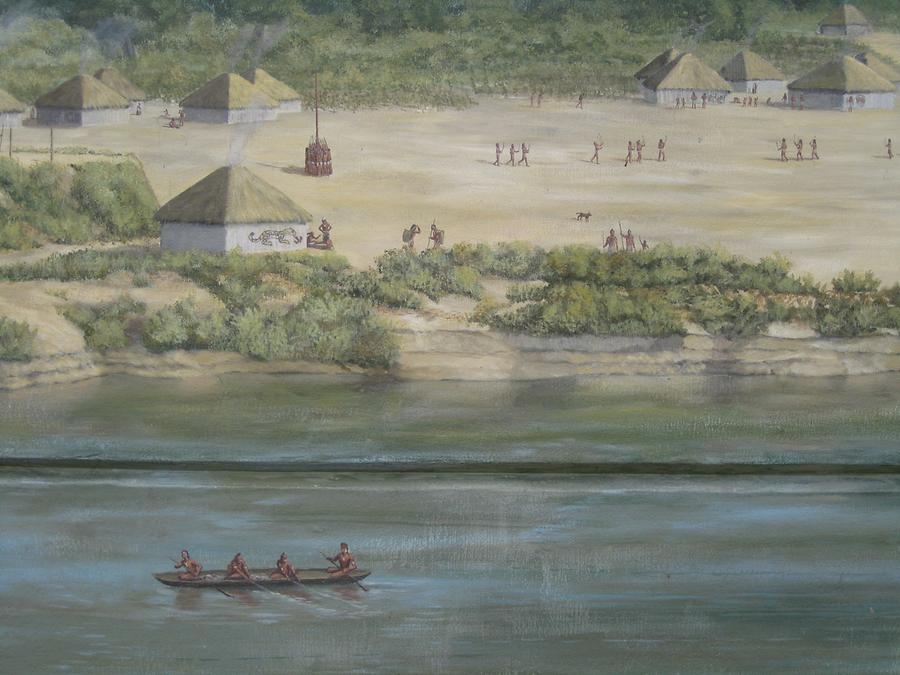 Vicksburg Riverfront Murals American Indians