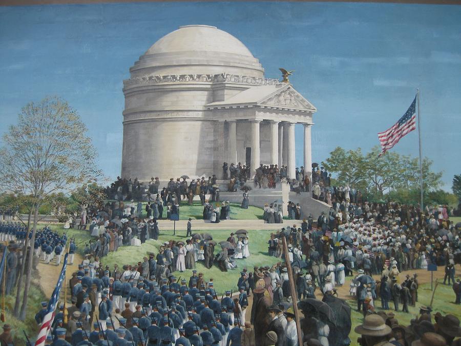 Vicksburg Riverfront Murals Dedication of the Illinois Monument in the National Military Park