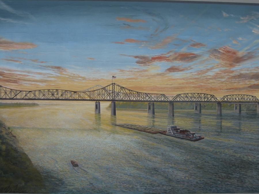 Vicksburg Riverfront Murals Two Bridges