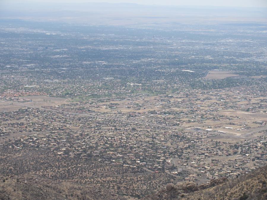 Albuquerque - From Sandia Peak view of Albuquerque
