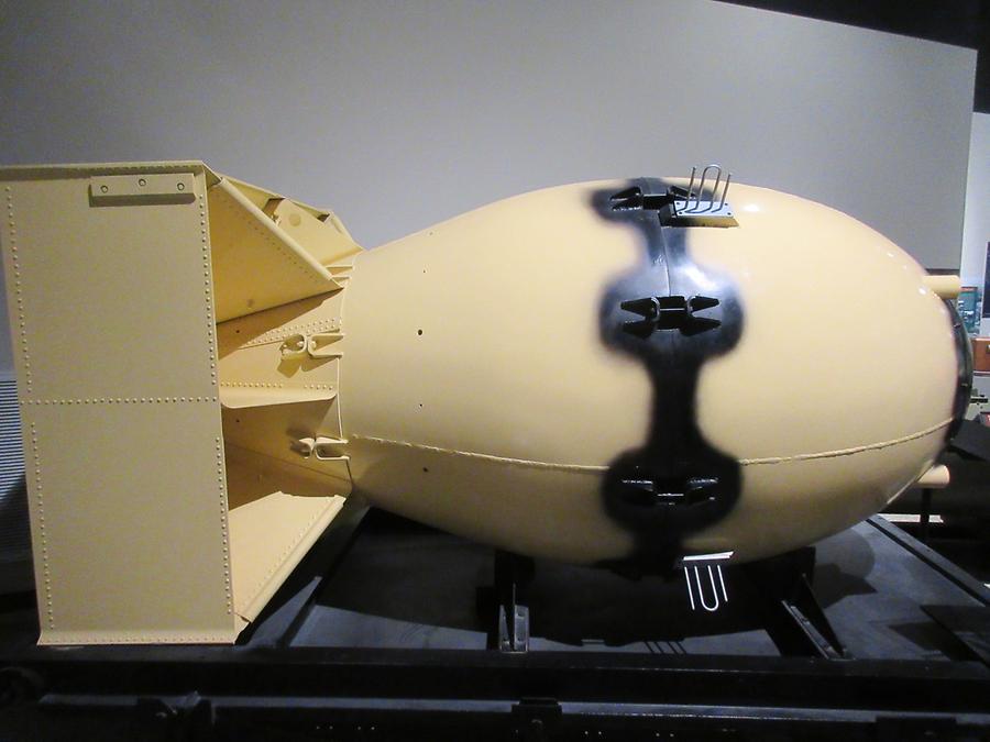 Albuquerque - National Museum of Nuclear Science & History - 'Fat Man' Replica of the first Atomic Bomb
