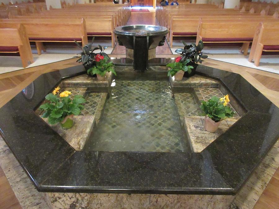Santa Fe - Cathedral of St. Francis of Assisi - Baptismal Font