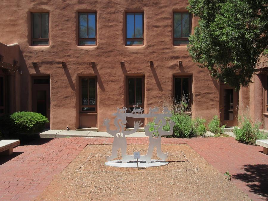 Santa Fe - Museum of Contemporary Native Arts - 'Two Minds Meeting' by Melanie Yazzie 2016