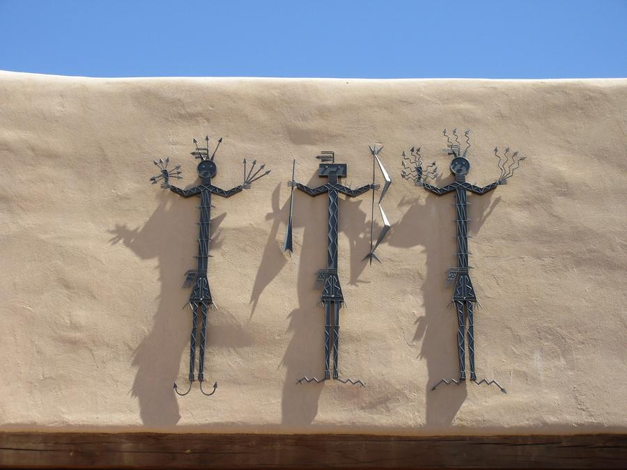 Santa Fe - The Museum of Indian Arts & Culture - 'Plant Yei, Protection Yei, Plant Yei' by Fred Begay 1995