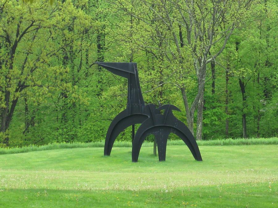 Cornwall-on-Hudson Storm King Art Park Black Flag von Alexander Calder