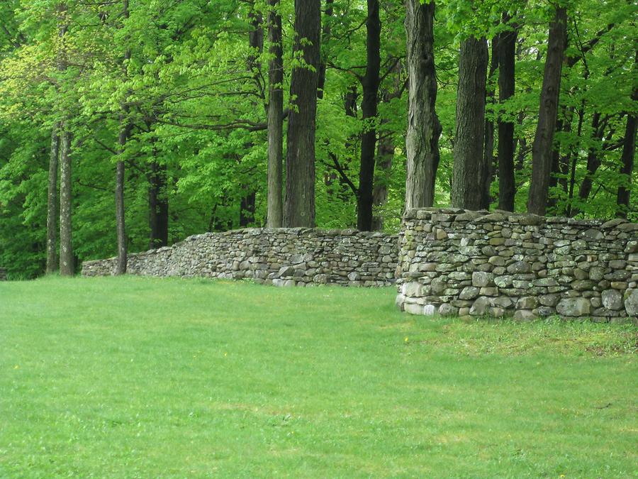 Cornwall-on-Hudson Storm King Art Park Storm King Wall von Andy Goldsworthy
