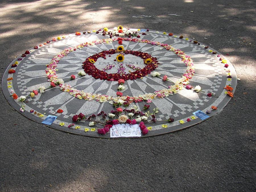 NYC Central Park John Lennon Memorial