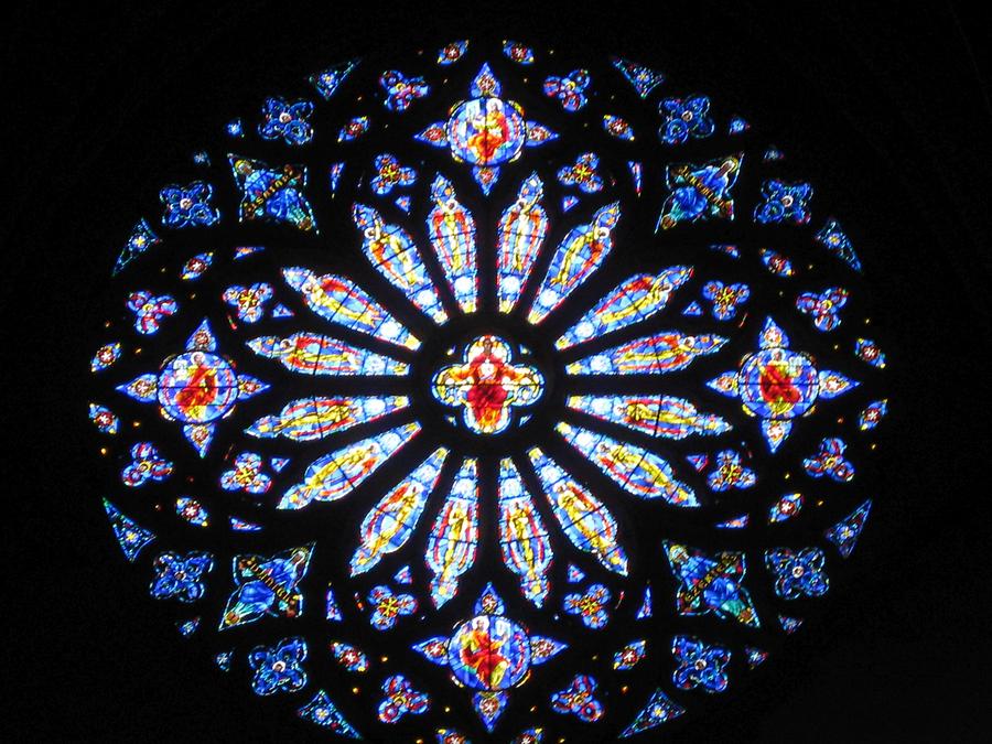 NYC The Cathedral Saint John the Divine Great Rose