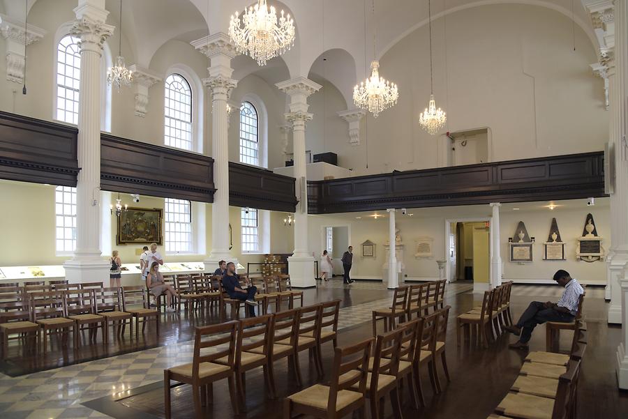 Financial District - St. Paul's Chapel; Inside