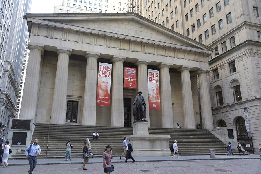 Financial District - Wall Street; Federal Hall