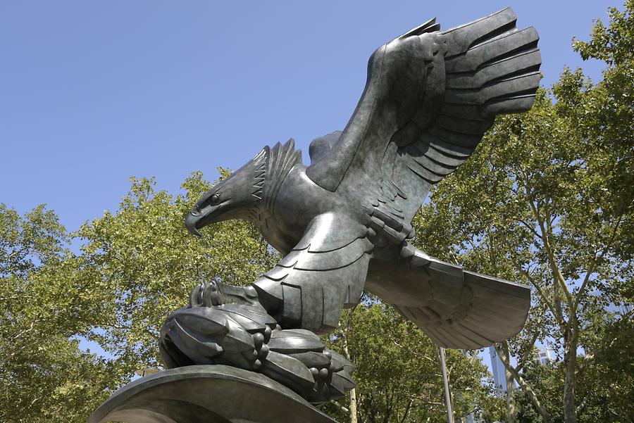 The Battery - East Coast Memorial; Eagle Statue