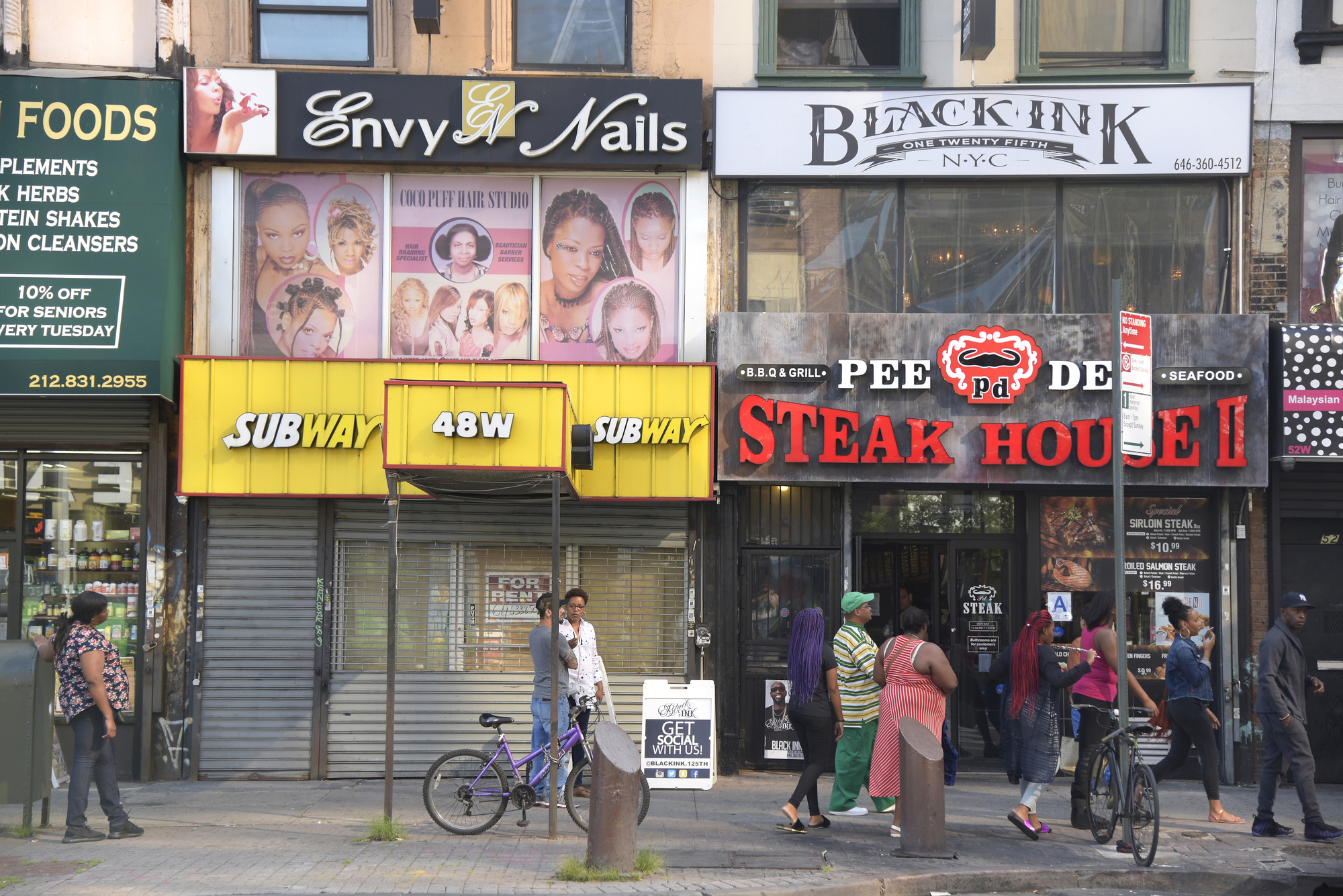 Harlem Street Scene (1) New York The Villages, Brooklyn and Coney