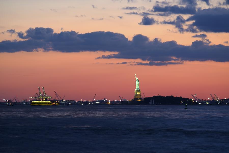 Statue of Liberty National Monument at Night