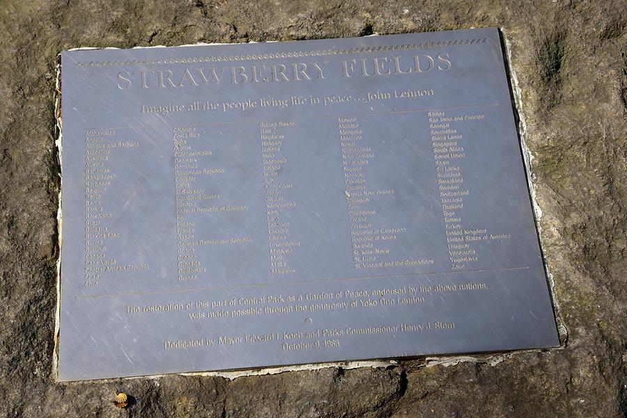 Central Park - Strawberry Fields