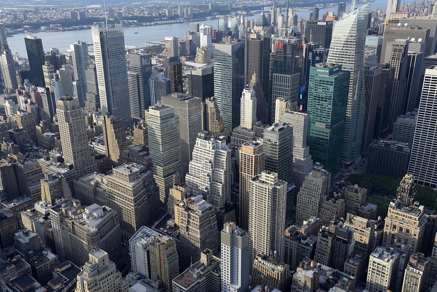 Empire State Building - Panoramic View of Midtown Manhattan Empire State Building - Panoramic View of Midtown Manhattan