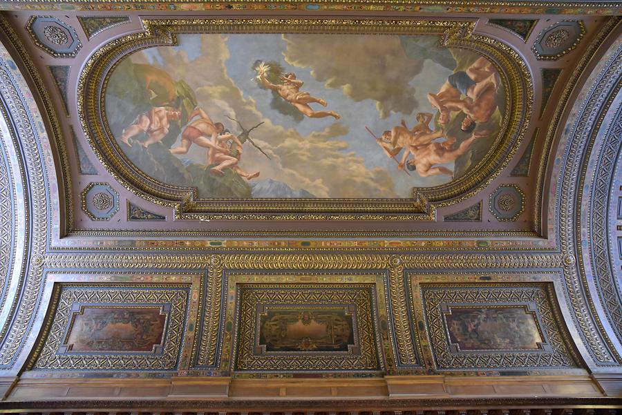 New York Public Library - Wooden Ceiling
