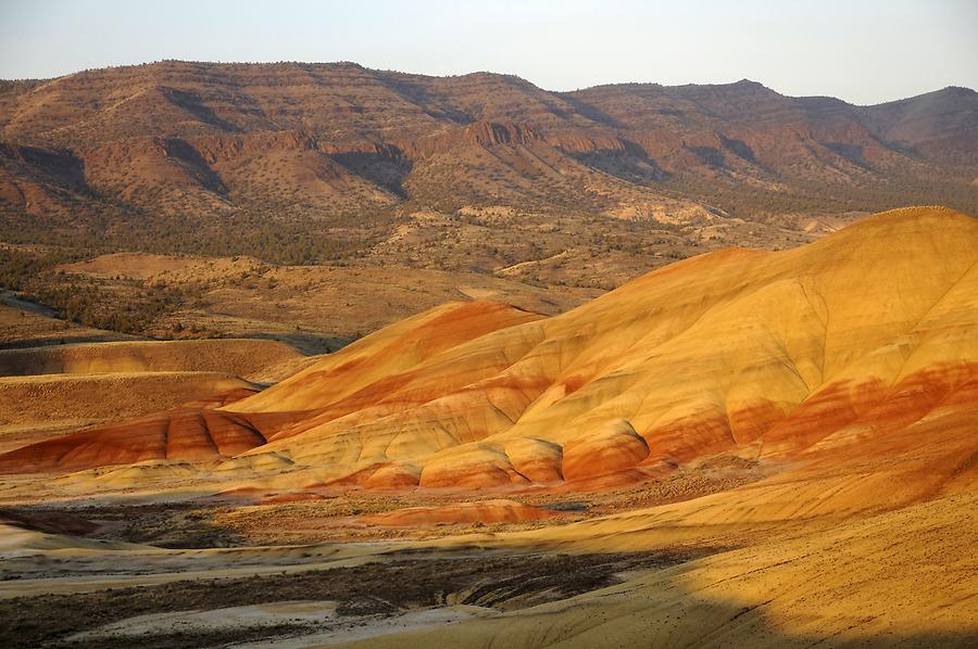 John Day Fossil Beds National Monument - Painted Hills Unit at Sunset