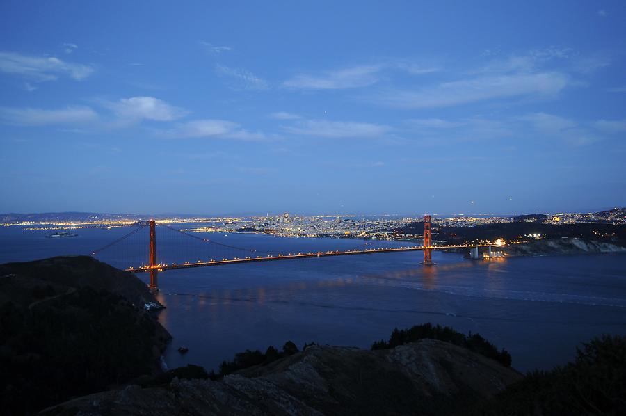 San Francisco - Golden Gate Bridge at Night