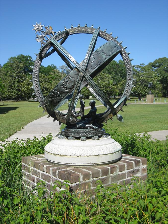 Pawleys Island Brookgreen Gardens Sundial Cycle of Life von Paul Howard Manship