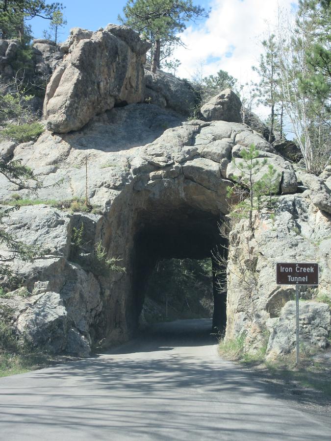 SD87 Peter Norbeck Scenic Byway - Iron Creek Tunnel