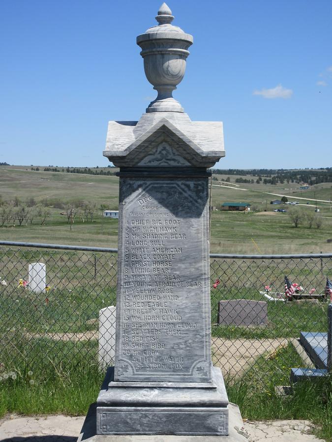 Wounded Knee - Grave Stone
