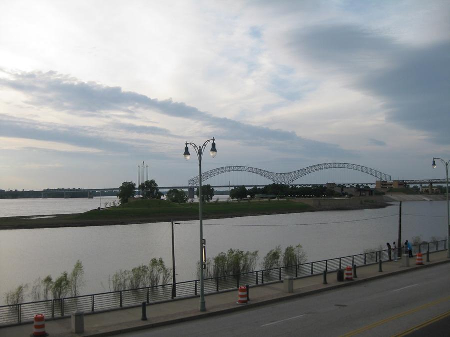 modern iron bridge