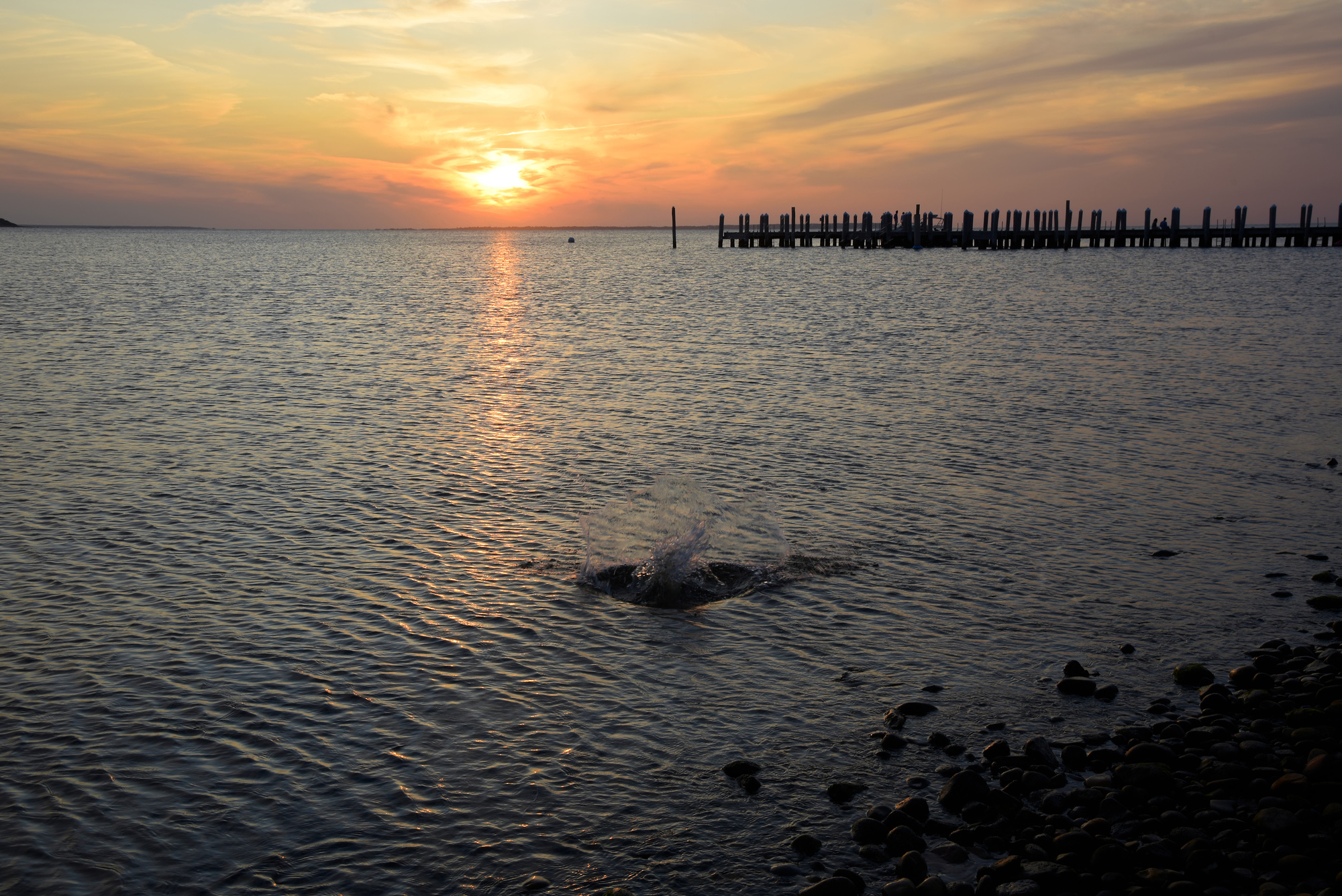 Lake Montauk at Sunset (3) The Hamptons Pictures United States in
