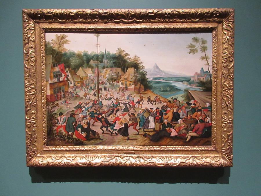 Salt Lake City - Utah Museum Fine Arts - 'Dance Around the Maypole' by Pieter Bruegel the Younger 1630