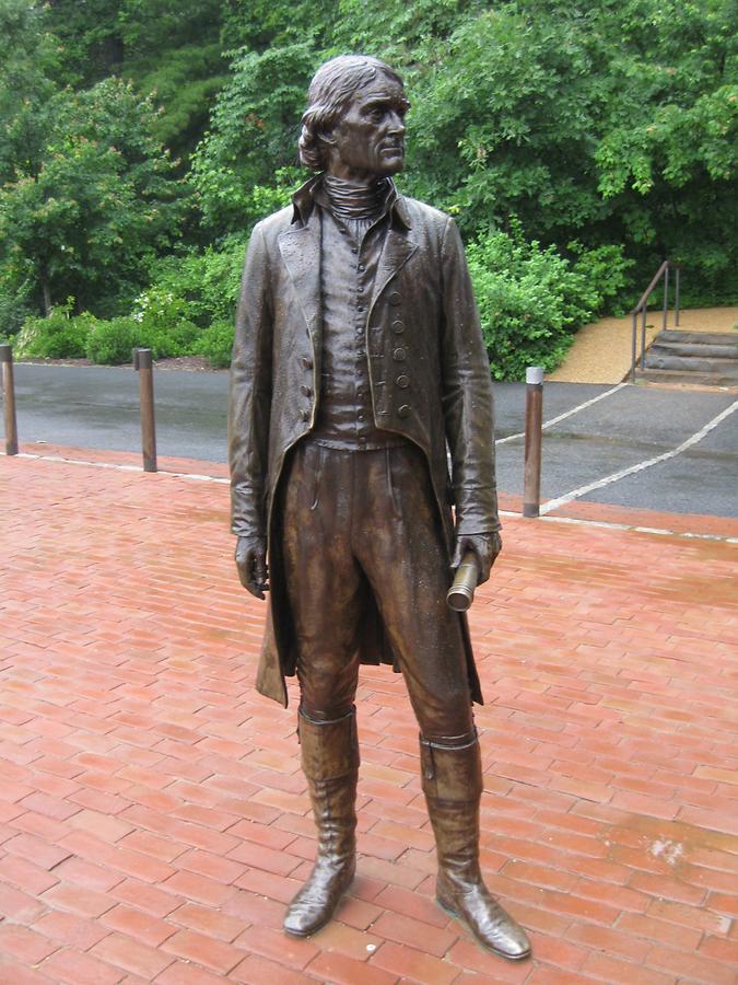 Charlottesville Monticello Jefferson Statue