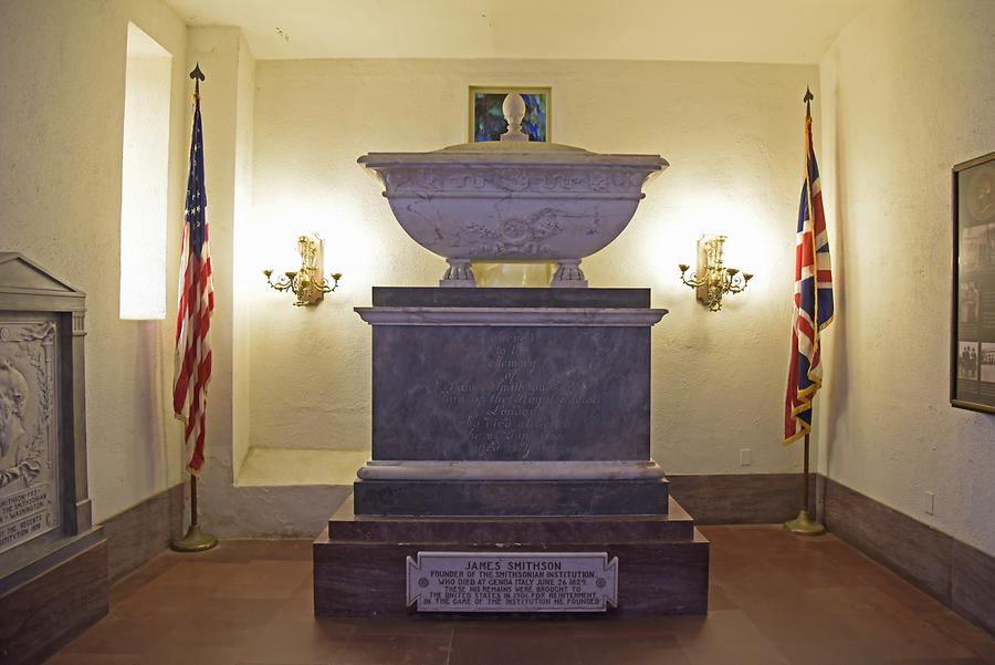 Smithsonian Institution Building - Tomb of James Smithson
