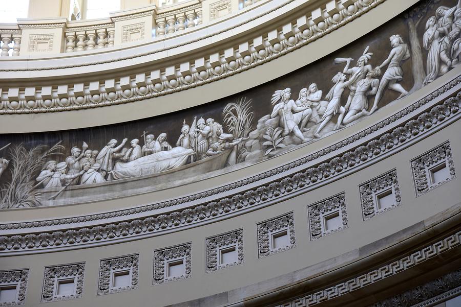 United States Capitol - Rotunda; Frieze