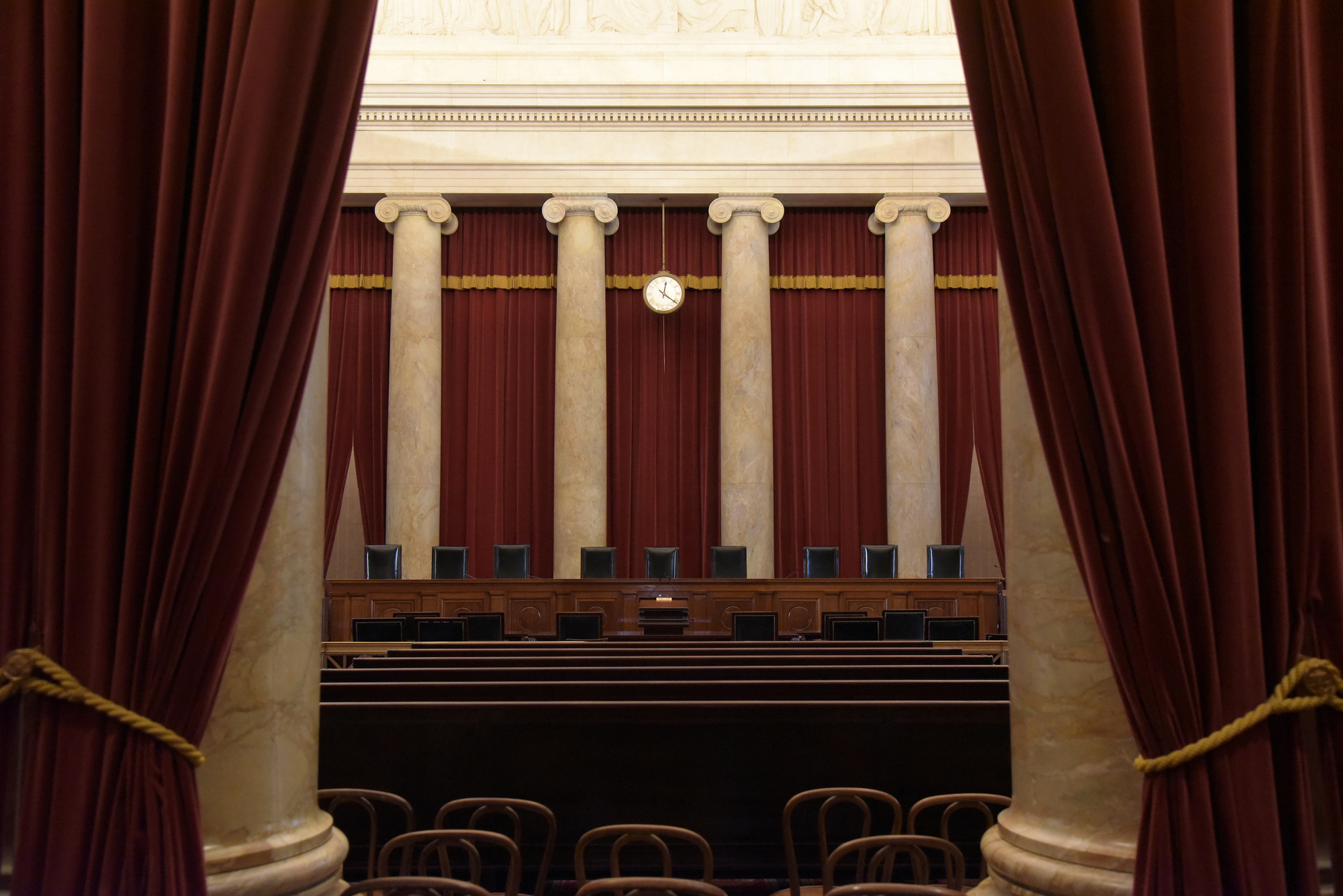United States Supreme Court Building Courtroom Washington